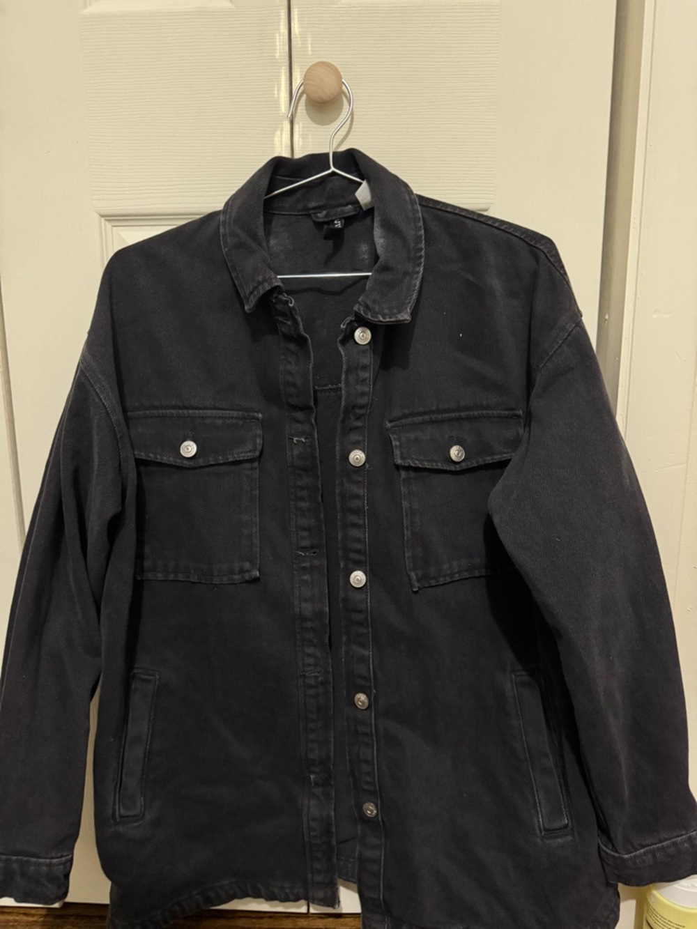 H&M Black Military Field Jacket